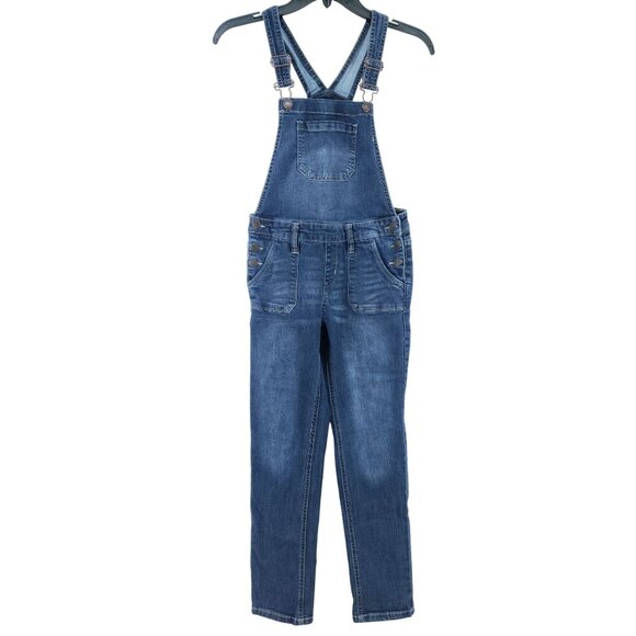So Youth's Size 10 Skinny Denim Bib Overalls - Picture 1 of 7